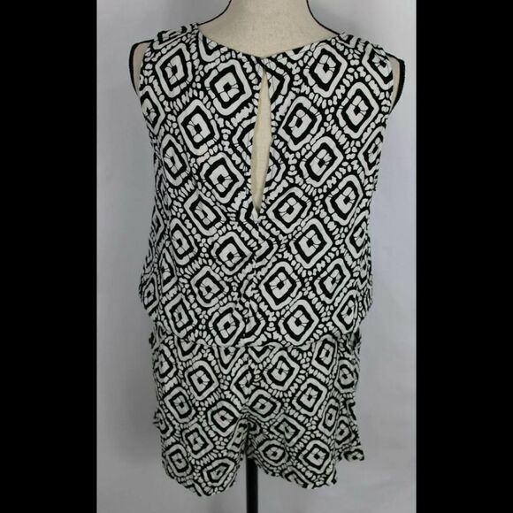 ESCAPADA LIVING S/L JOSS ROMPER WHITE BLACK SANTIA - Picture 4 of 10